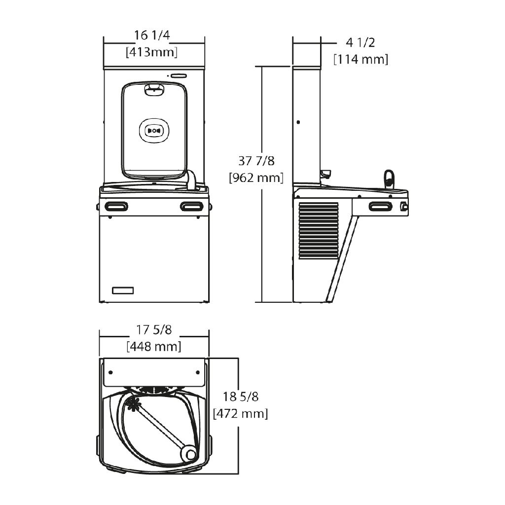 Franke KEP8AC-EBF-STN Chilled Combination Electronic Universal