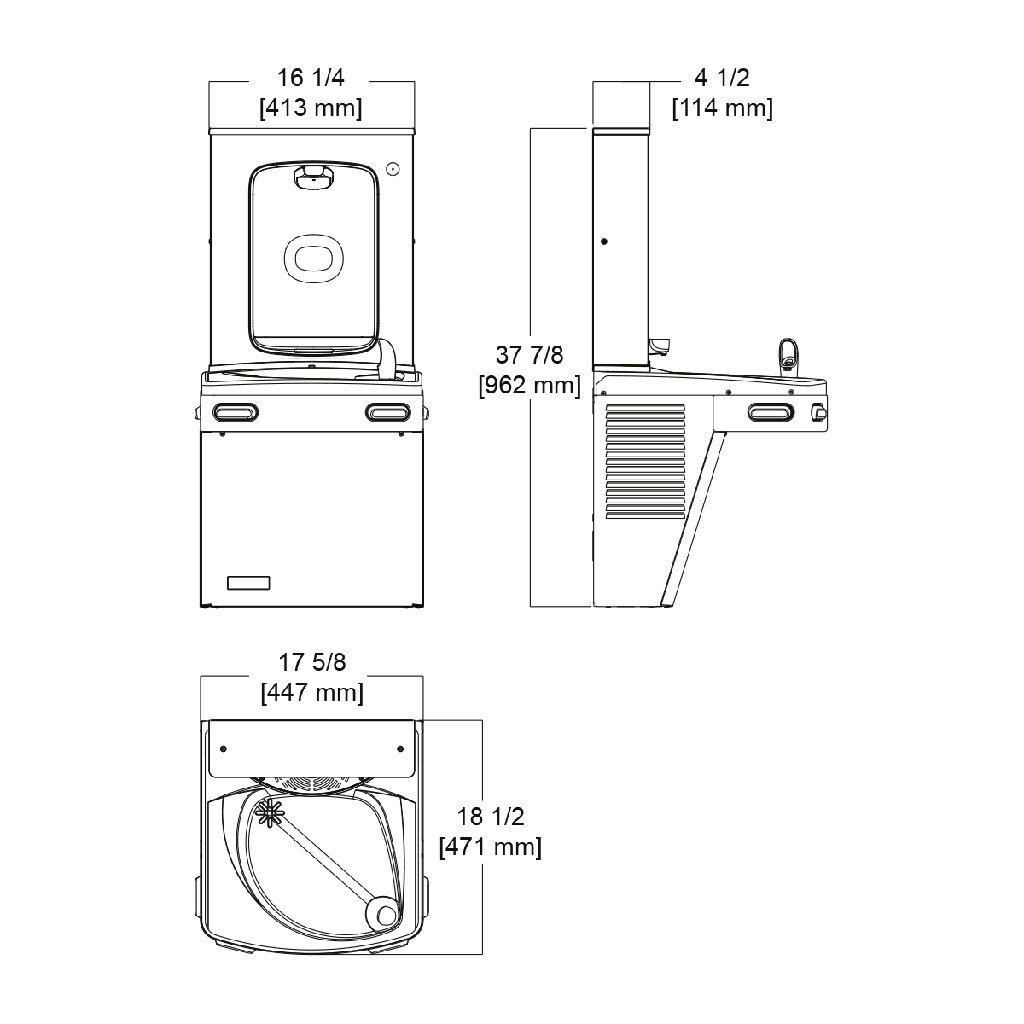 Franke KEP8AC-SBF-STN Chilled Combination Manual Universal