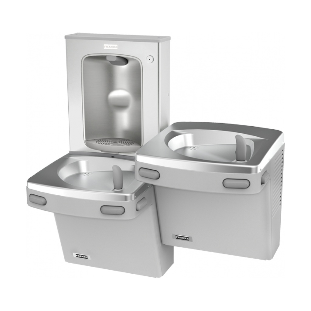 Franke KEP8ACSL-SBF-GRY Chilled Split Level Combination Manual Universal Greystone