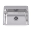 Franke LBS4008P-1 Single With Ledge 18 Gauge