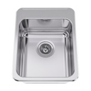 Franke LBS6408P-1 Single With Ledge 18 Gauge
