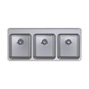 Franke LBT6407CB-1-1 Triple 20 Gauge With Ledge