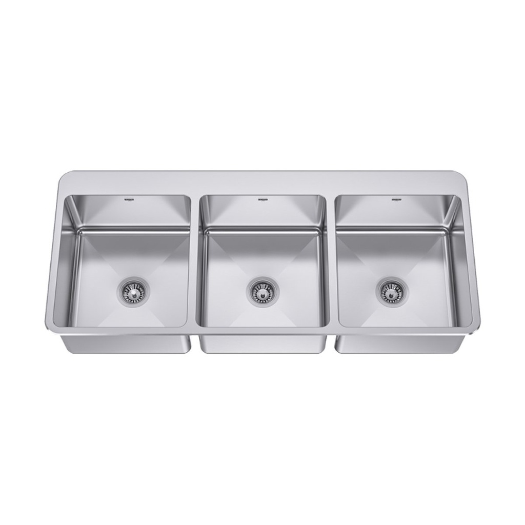 Franke LBT8610P-1 Triple 18 Gauge With Ledge