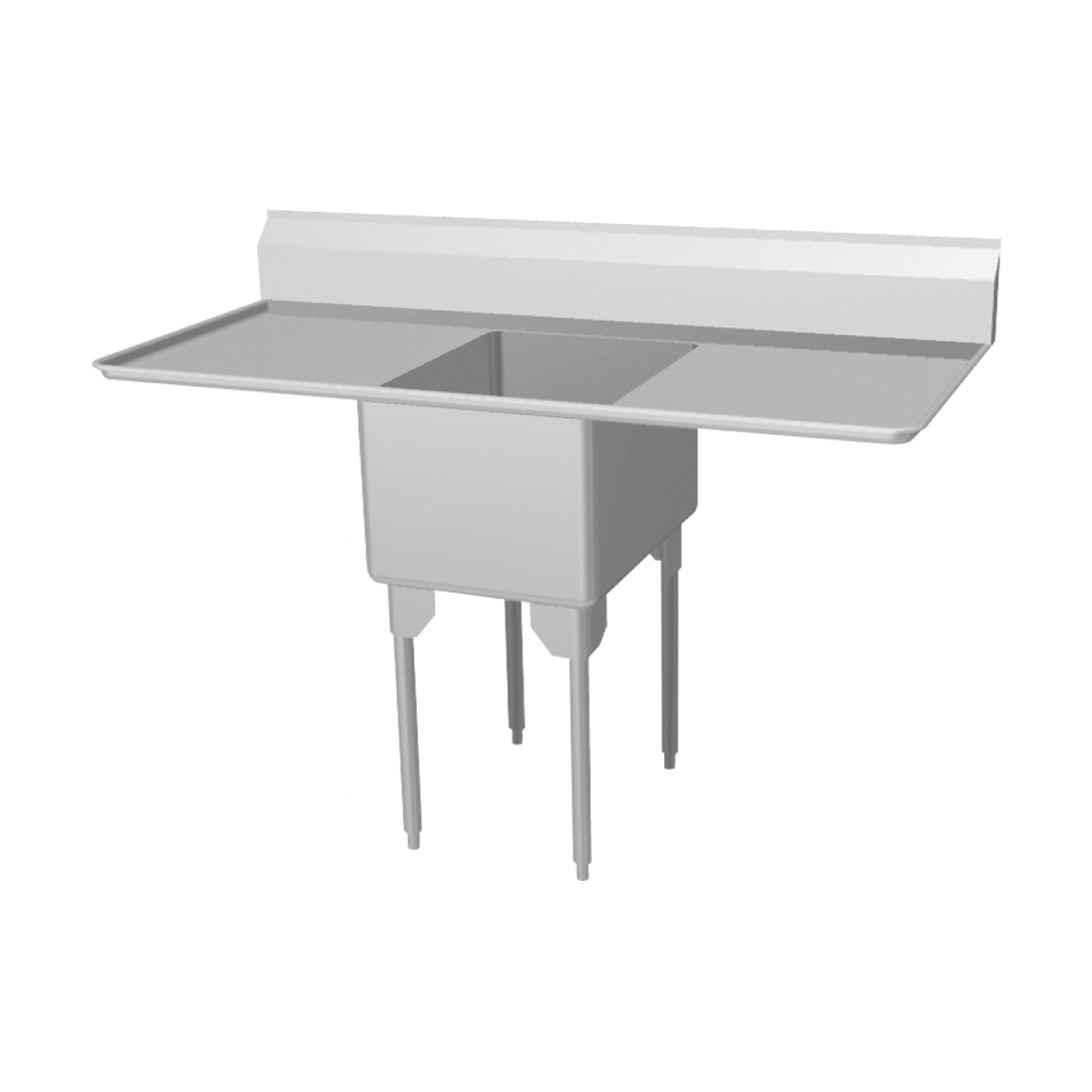 Franke RSL2418LR-1 Restaurant Series 16 Gauge Single Compartment