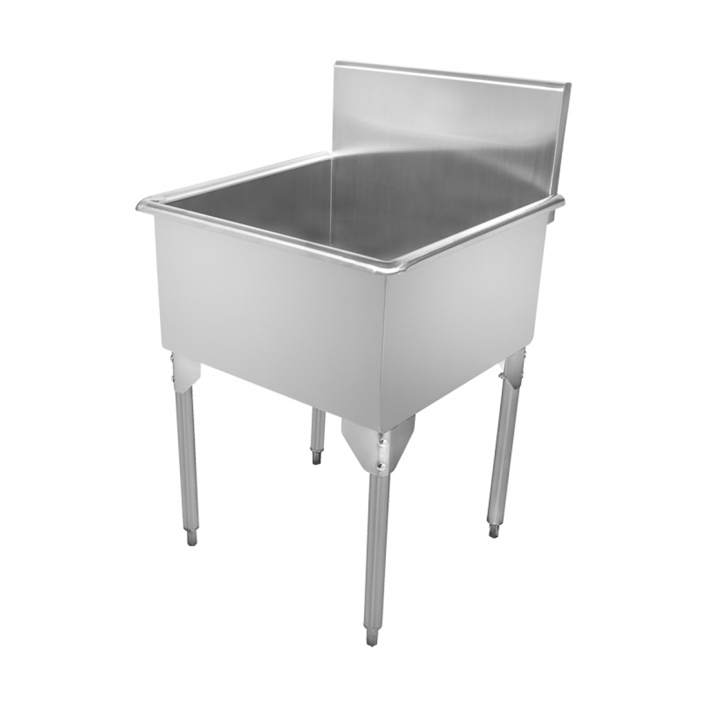 Franke SL2424-316-5-2 Scullery 16 Ga Single 1.5 In Waste T316 2 Hole