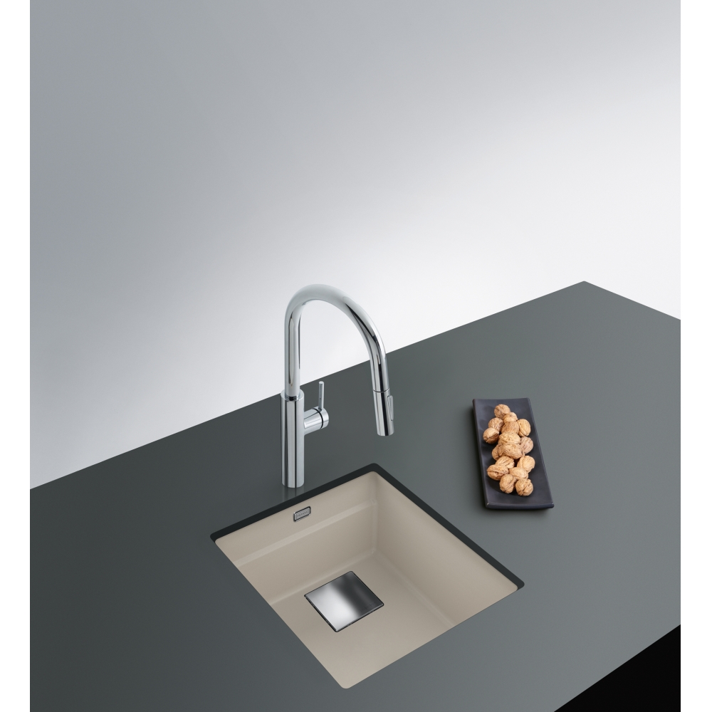 Franke PKG110-14CH Peak Granite Single Bowl Sink Champagne