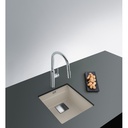 Franke PKG110-14CH Peak Granite Single Bowl Sink Champagne