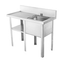 Franke SSS1827SDSL Sewage Sampling Left Drainboard