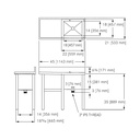 Franke SSS1827SDSL Sewage Sampling Left Drainboard