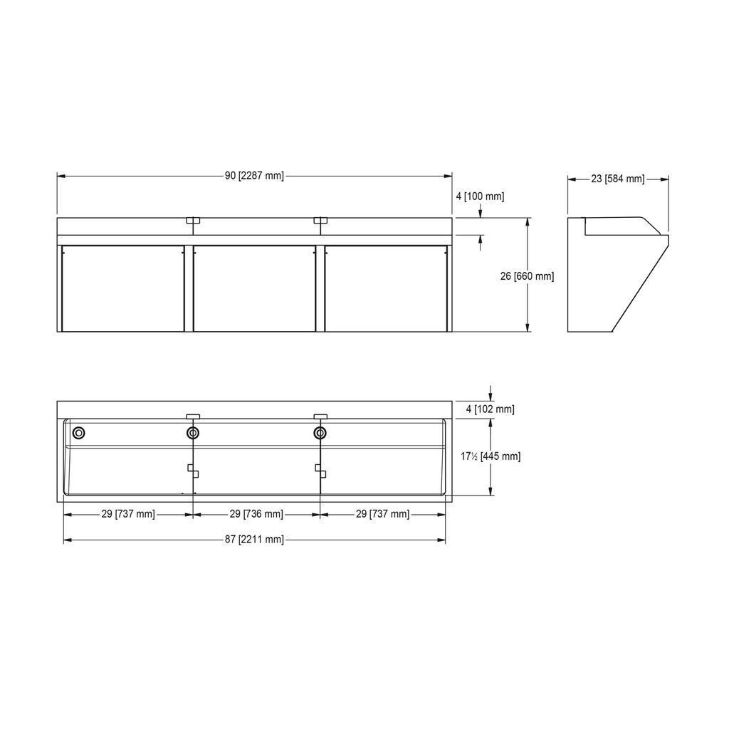 Franke SSU3-00 Scrub Sink 16Ga