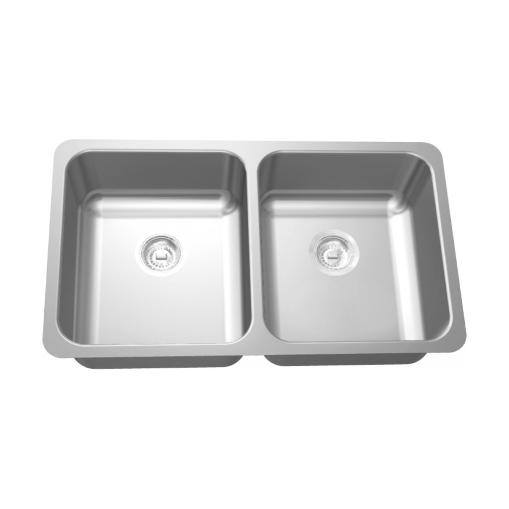 Franke UCD6408P-1 Double Undermount Sink 18 Gauge
