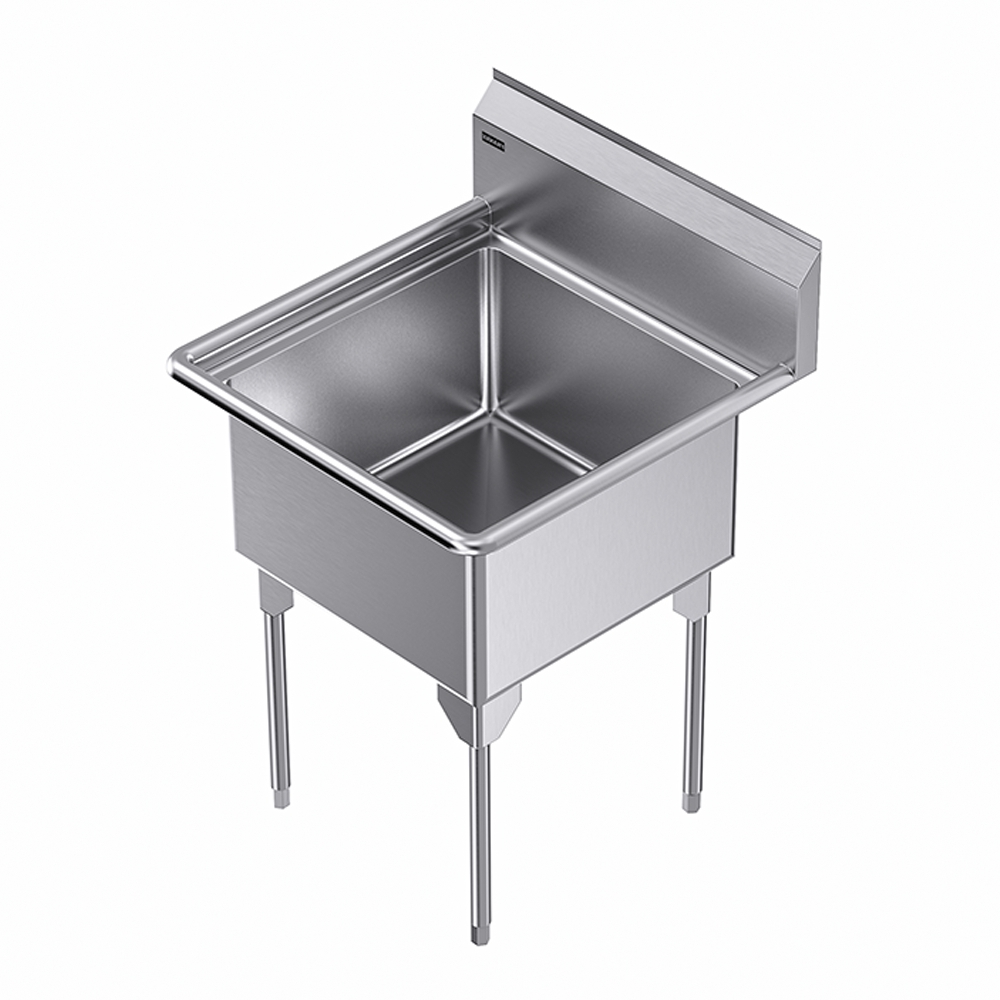 Franke WSL2424-1-2 World-Class Series 14 Gauge Single Compartment