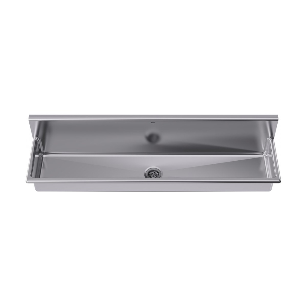 Franke WTS72-1-2 Trough Standard Series 16Ga 72" Wide 2 Hole