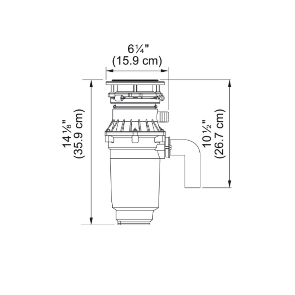 Franke WDJ75 Disposer Continuous 3/4 Hp