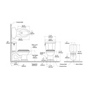 TOTO CST404CUFG#12 Promenade Ii 1G Elong Bowl & Tank C404Cufg + St403U S Beige