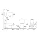 TOTO CST472CEFRG#01 Glaston 2PC Toilet Right Hand