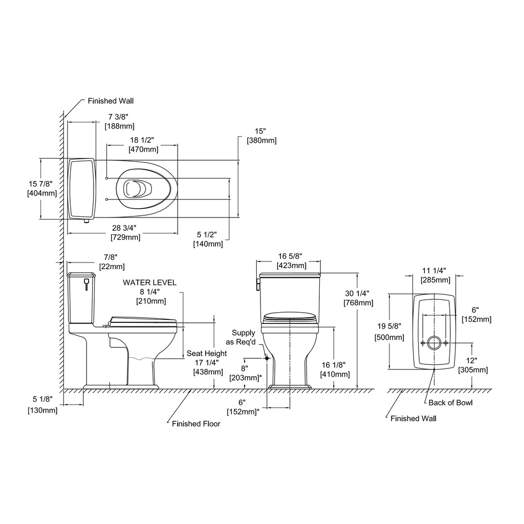 TOTO CST494CEMFG#11 Connelly Dualflush Toilet Colonial White