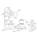 TOTO CST494CEMFG#11 Connelly Dualflush Toilet Colonial White