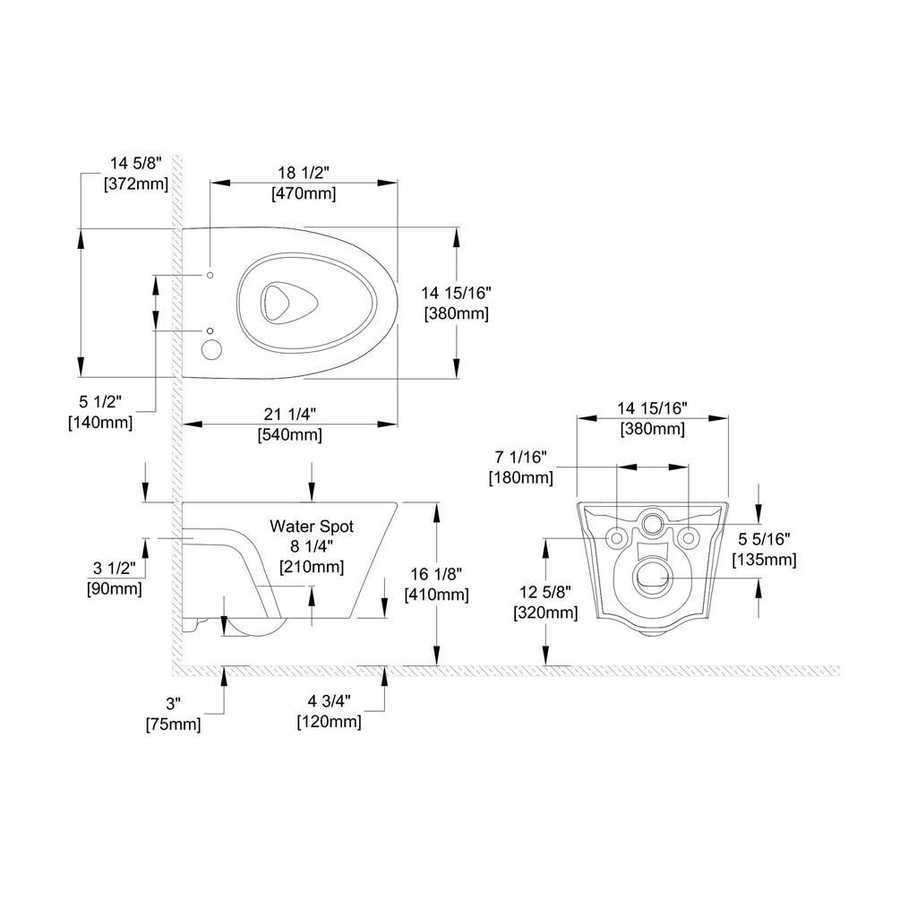TOTO CWT4263446CMFG#MS Ap Wh Bowl W Washlet S5 1.28