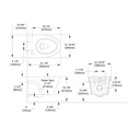 TOTO CWT4263446CMFG#MS Ap Wh Bowl W Washlet S5 1.28