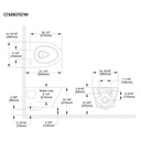 TOTO CWT4283446CMFG#MS Ep Wh Bowl W Washlet S5 1.28
