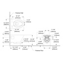 TOTO CWT4284726CMFG#MS Ep Wh Bowl W/ Washlet+ S7 (0.9& 1.28 Gpf)