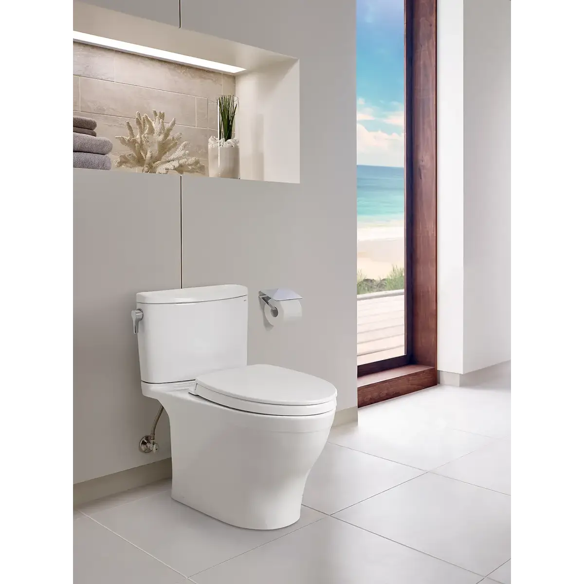 TOTO MS442124CUFG#01 Nexus 1G 2Pc With Ss124 1.0Gpf Cotton