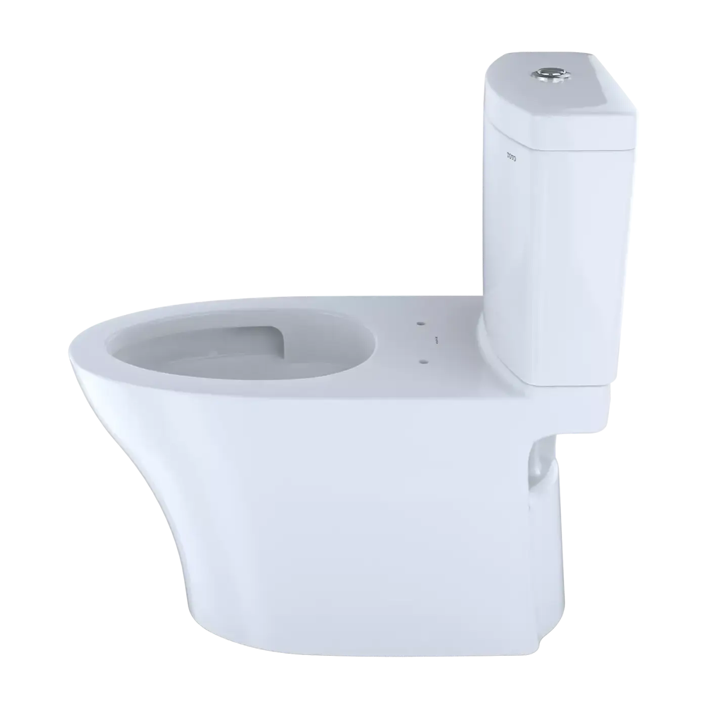 TOTO MS446124CEMFGN#12 Aquia IV Two-Piece Elongated Dual Flush 1.28 and 0.9 GPF Universal Height Toilet with CEFIONTECT WASHLET+ Ready Sedona Beige MS446124CEMFGN#12