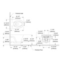 TOTO CWT4264726CMFG#MS S7 Wall Hung Toilet With Washlet Cotton