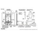 TOTO CWT4264736CMFGA#MS S7A Wall Hung Toilet With Washlet Cotton