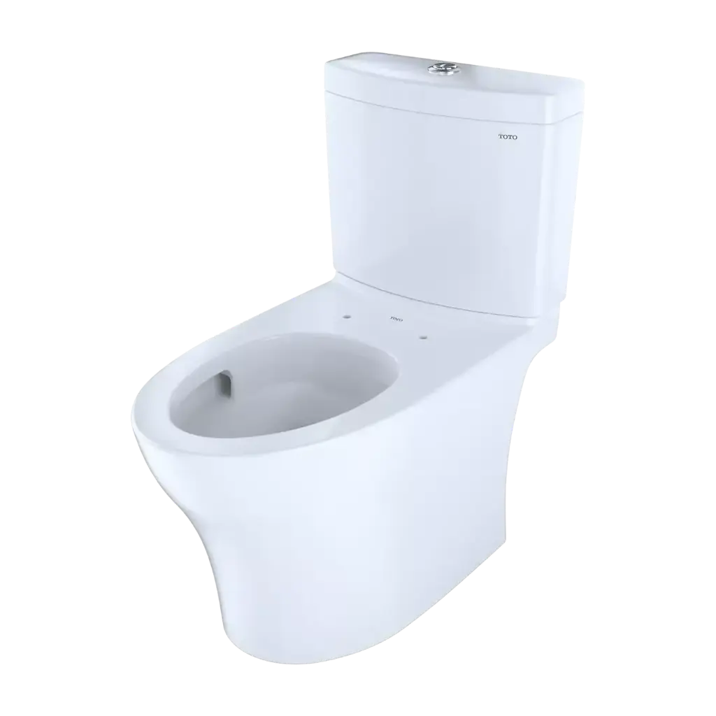 TOTO MS446124CEMN#51 Aquia IV WASHLET+ Two-Piece Elongated Dual Flush 1.28 and 0.9 GPF Toilet Ebony MS446124CEMNN#51