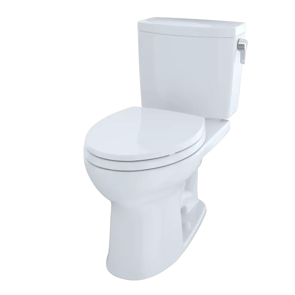TOTO MS454124CUFRG#01 Drake Ii 1G With Ss124 Right Hand Trip Lever Cotton