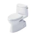 TOTO MS614124CEF#51 1Pc Carlyle II Skirted Tornado Flush Ebony