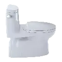 TOTO MS614124CEF#51 1Pc Carlyle II Skirted Tornado Flush Ebony