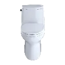 TOTO MS614124CEFG#03 1Pc Carlyle II Skirted Tornado Flush Cefiontect Bone