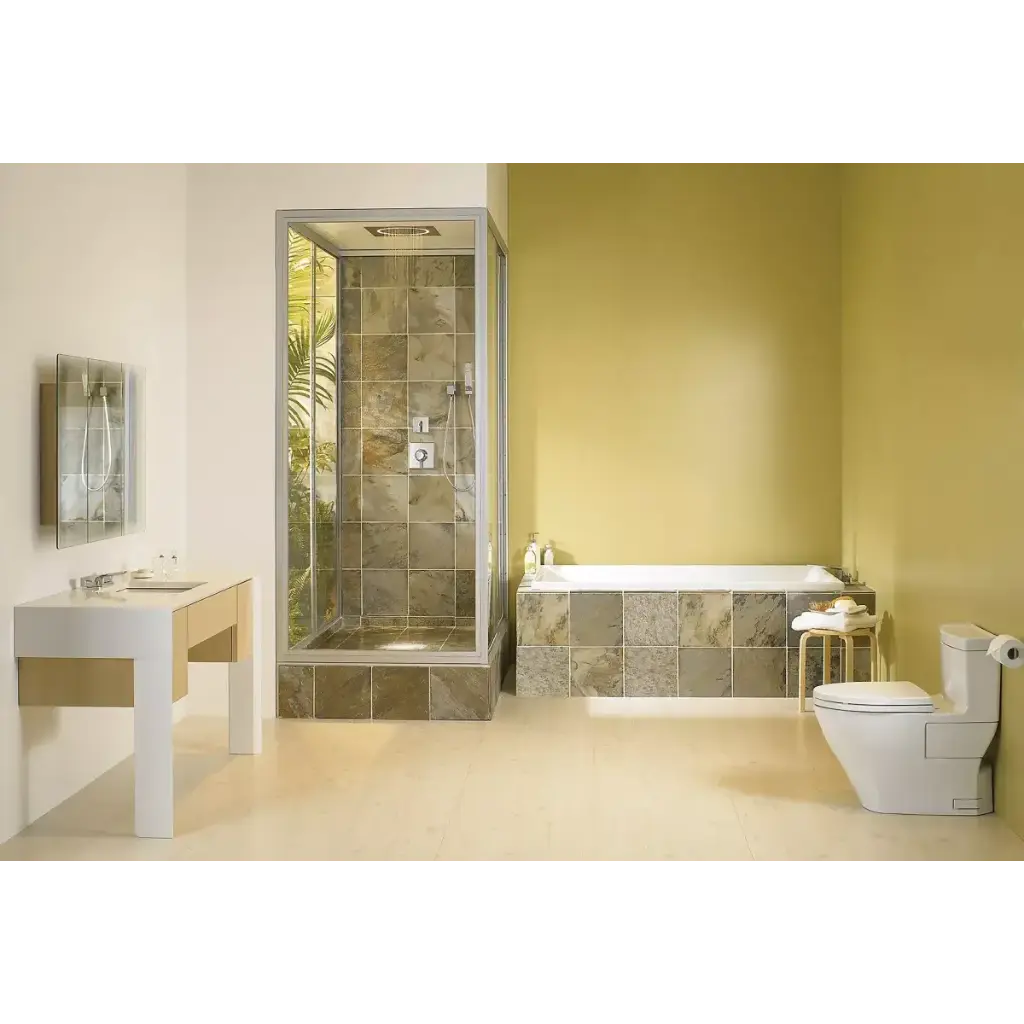 TOTO MS624124CEFG#12 Legato 1Pc Ss124 Connect + Uh Cefiontect Sedona Beige
