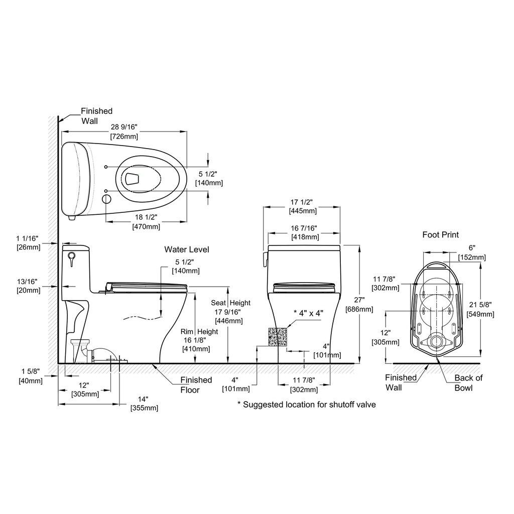 TOTO MS642124CUFG#12 Nexus 1Pc Toilet 1G Sedona Bei Ge