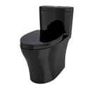 TOTO MS646124CEMFN#51 Aquia IV One-Piece Elongated Dual Flush 1.28 and 0.9 GPF Universal Height WASHLET+ Ready Toilet Ebony- MS646124CEMFN#51