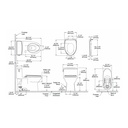 TOTO MS672124CUFG#12 Redington 1G 1PC Skirted Uh Tr