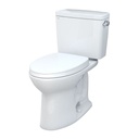 TOTO MS776124CEG#01 Drake 2Pc Toilet W/ Seat1.28Gpf Cefiontect Washlet +