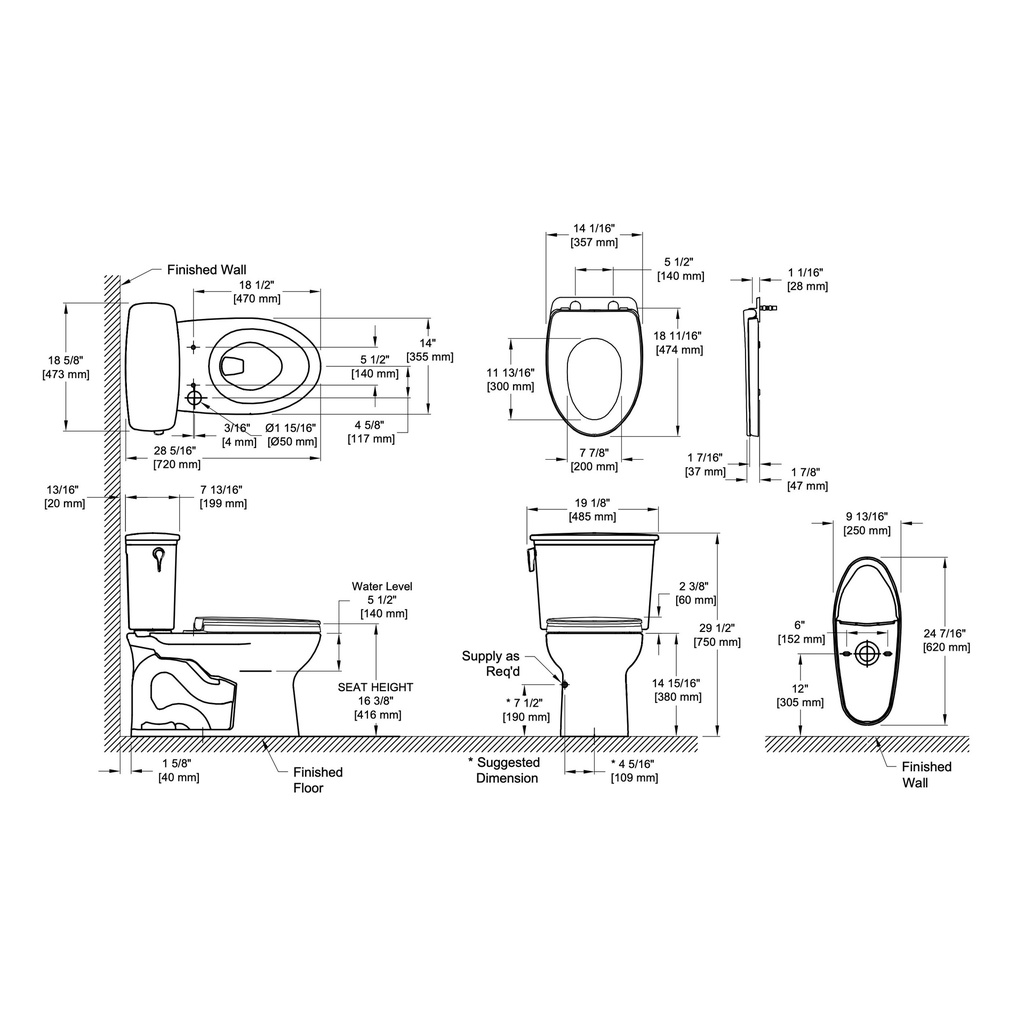 TOTO MS786124CEG#01 Drake Transitional W/ Seat1.28Gpf Cefiontect Washlet +