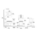 TOTO MS814224CEFG#03 Promenade Ii 1Pc Elongated Uh Cefiontect Tornado - Bone