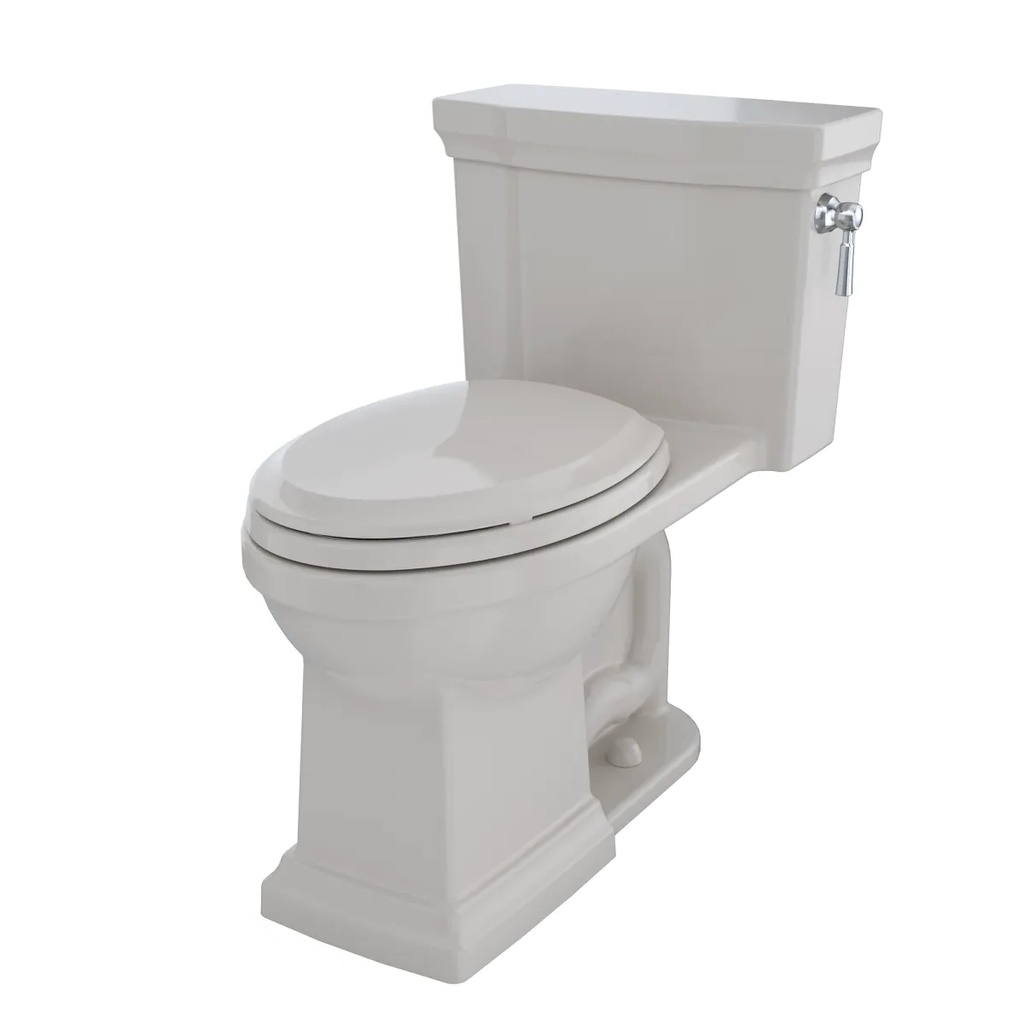 TOTO MS814224CEFG#12 Promenade Ii 1Pc Elongated Uh Cefiontect Tornado - Sed Beige