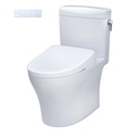TOTO MW4364736CEMFGN#01 2Pc Aquia Iv Cube W/ Washlet+S7A (0.9 & 1.28 Gpf)
