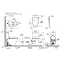 TOTO MW4464736CEMFGN#01 2Pc Aquia Iv Uh W/ Washlet+ S7A (0.9 & 1.28 Gpf)