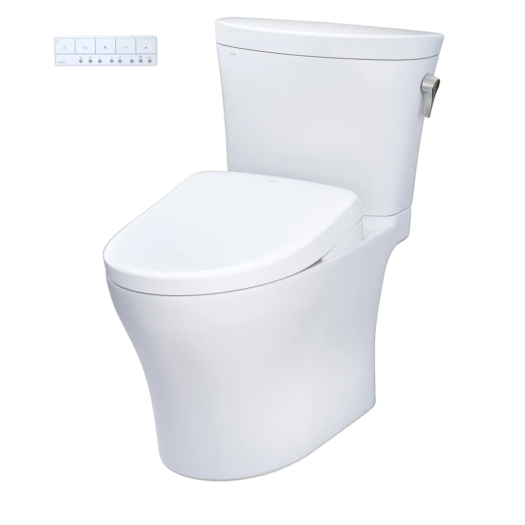 TOTO MW4484726CEMFGN#01 2Pc Aquia Iv Arc W/ Washlet+ S7 (0.9 & 1.28 Gpf)