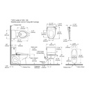 TOTO MW4544726CUFG#01 Drake Ii 1G W/ Washlet+ S7 (1.0 Gpf)