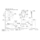 TOTO MW4744726CUFG#01 Vespin Ii 1G W/ Washlet+ S7 (1.0 Gpf)