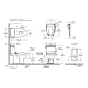 TOTO MW4944724CEMFG#01 Connelly W/ Washlet+ S7 (0.9 &1.28 Gpf)