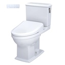 TOTO MW4944734CEMFGA#01 Connelly W/ Washlet+ S7A & Autoflush (0.9 & 1.28 Gpf)